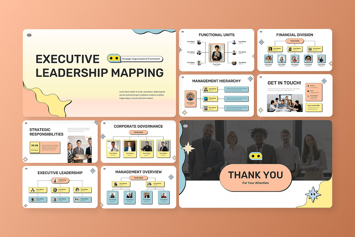 Organizational Chart Google Slides, a Presentation Template by Antstheme (Photo 3 of 4)