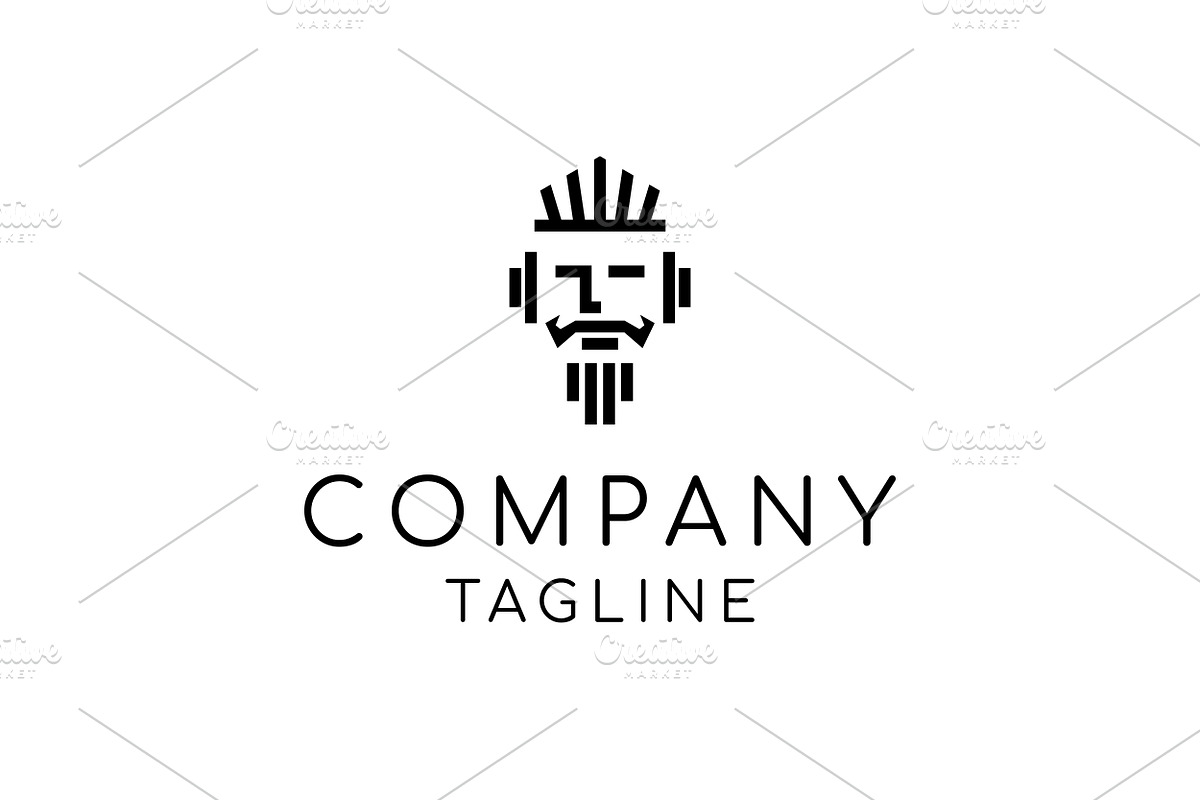 Face of a king logo design, an Object Graphic by nicemorning (Photo 1 of 2)
