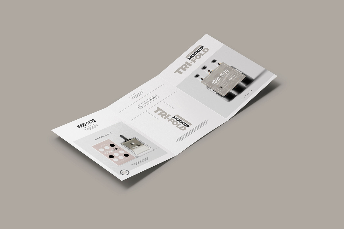 Tri-Fold Brochure Mock-up 2, a Print Template by Nevada63 (Photo 2 of 3)