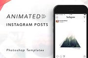 Animated Instagram Posts Bundle, a Social Media Template by BranderDesigns (Thumbnail 1 of 16)
