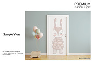 Nursery Door Murals Mockups, a Product Mockup by mock-ups (Thumbnail 7 of 9)