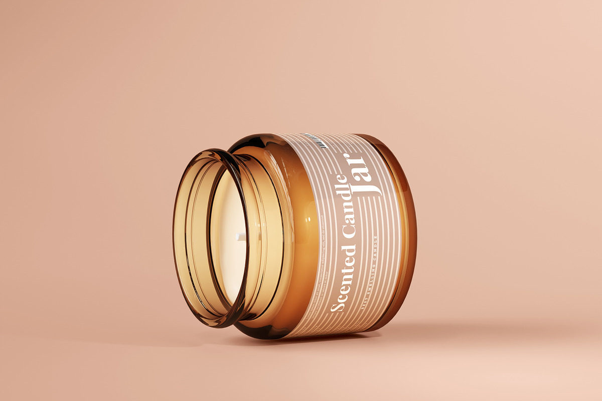 Amber Glass Candle Mockup Bundle, a Packaging Mockup by pmvch (Photo 89 of 135)
