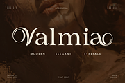 Valmia Modern Elegant Typeface Font, a Serif Font by Rasio Studio (Thumbnail 1 of 9)