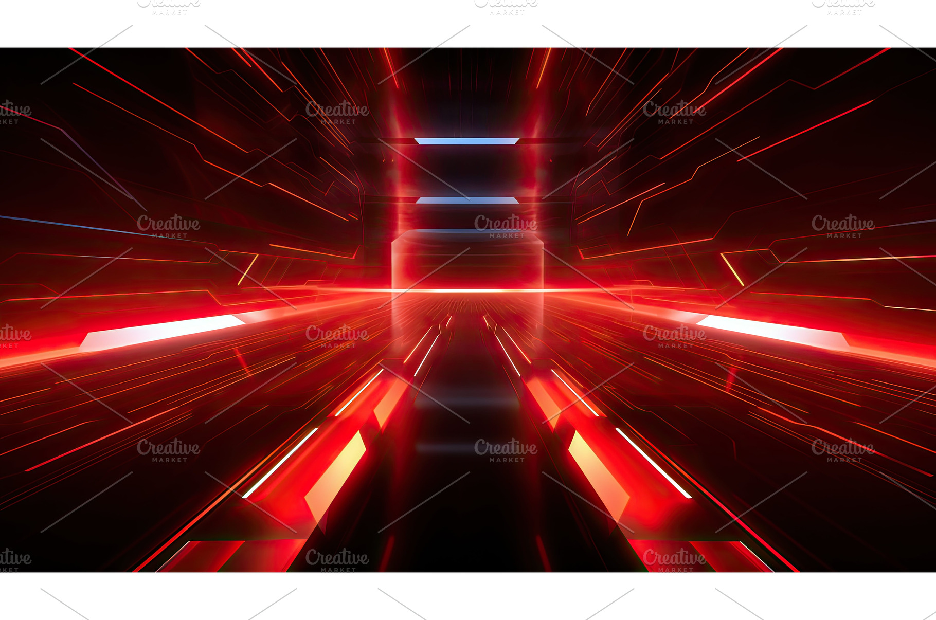 aesthetic red technology background, an Abstract Photo by pikepicture