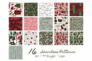 Modern Holiday | Patterns + Artboard, a Pattern Graphic by The Collective Studio (Thumbnail 3 of 10)