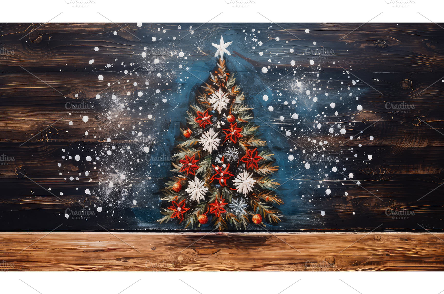 holiday painted christmas tree ai, a Holiday Photo by pikepicture