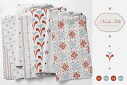 Nordic Folk - Seamless Patterns, a Pattern Graphic by InaCorart (Thumbnail 1 of 11)