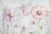 Whimsical Garden Fairies, a Background Graphic by Printable Treasure (Thumbnail 2 of 7)