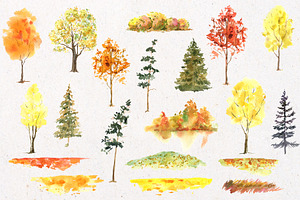 Autumn Landscape Clipart