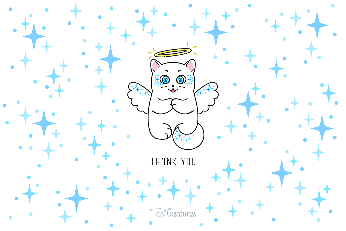Cat Holidays Clipart Collection, an Illustration by TaniCreatures (Photo 10 of 10)