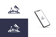 Monoline Rabbit Logo Design, a Branding & Logo Template by Artnivora.Std (Thumbnail 3 of 4)