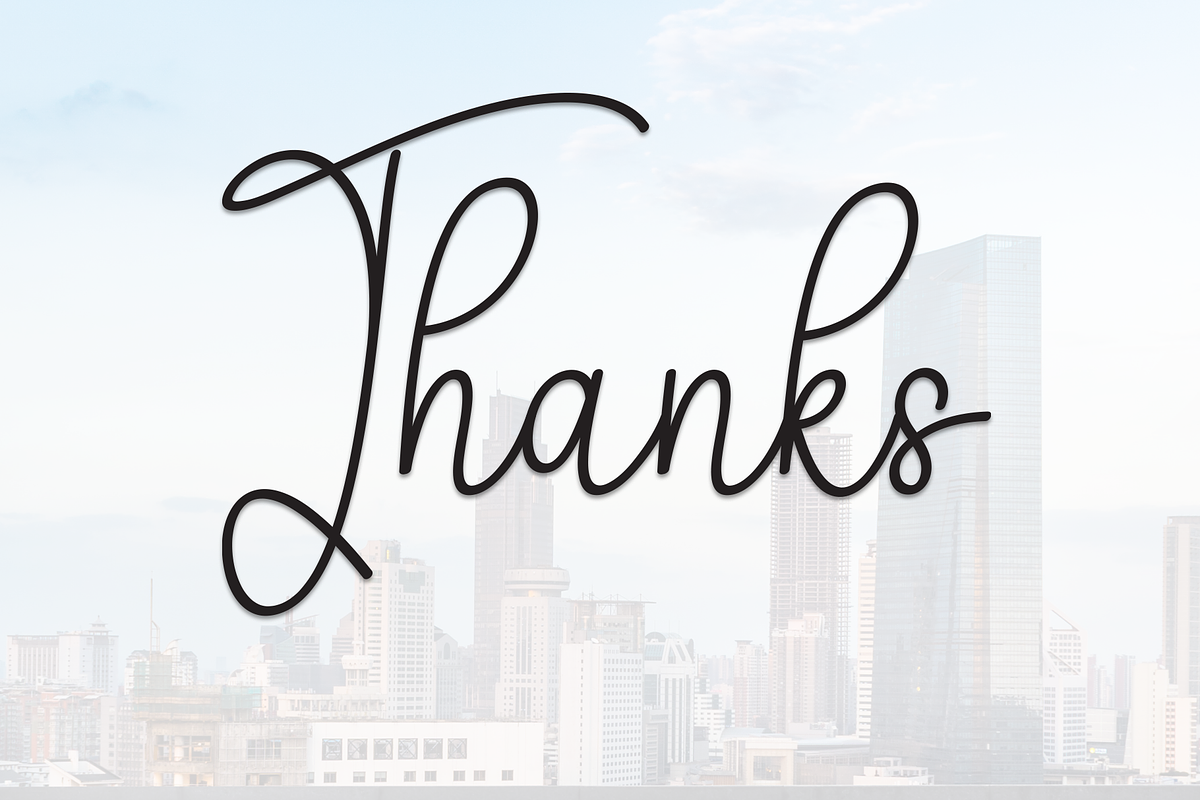 Building | Script Font, a Handwritten Font by Scratchones (Photo 9 of 9)