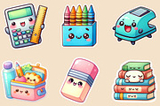 Kawaii School Sublimation Stickers, an Illustration by Creative Art (Thumbnail 9 of 9)