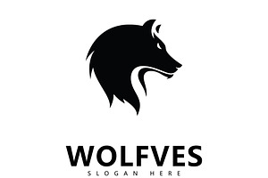 Wolf Logo Template vector, a Graphic by T.Vooka