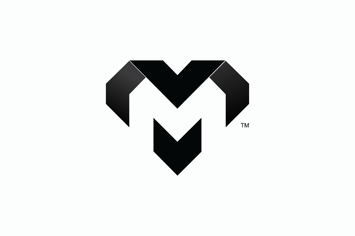 Creative M With V Letter Logo, a Branding & Logo Template by Design House