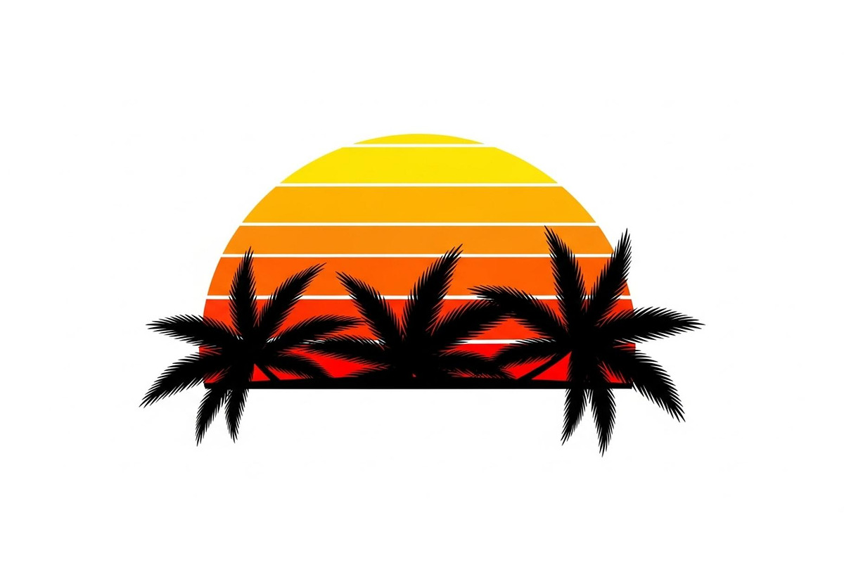 Desert Sunset Landscape Bundle, an Illustration by yasushie (Photo 19 of 31)
