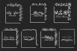 Set Of Vector Patterned Brushes