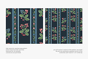 olk berry stripe seamless pattern, a Pattern Graphic by Pink Studio Art (Thumbnail 3 of 4)