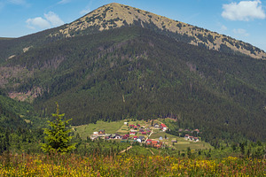 Summer Gorgany massiv mountains scenery view from Sevenei hill (, a Nature Photo by YuriyB