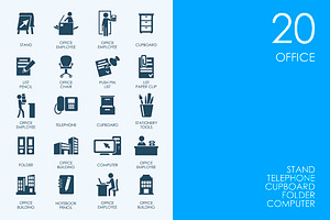 Office icons, an Icon by Palau