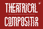 Theatrical Composition - Condensed, a Sans Serif Font by 177Studio (Thumbnail 1 of 8)