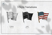 4th of July Hand Drawn Images, a Seasonal Illustration by H&C Drawings & Designs (Thumbnail 2 of 15)