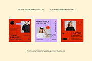 Vibrant Fashion Social Media Templat, a Social Media Template by FDR Studio (Thumbnail 2 of 3)