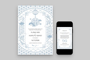 Elegant Asian Wedding Invitation Tem, an Invitation Template by BrandPacks (Thumbnail 2 of 5)