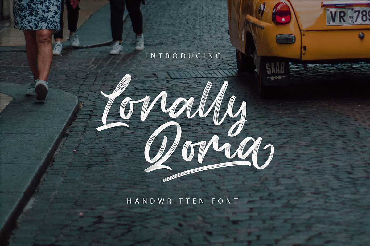 Lonally Qoma, a Script Font by alit design (Photo 1 of 13)