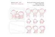 Custom Family Portrait Laser Cut, an Object Graphic by Bubert Art (Thumbnail 5 of 10)