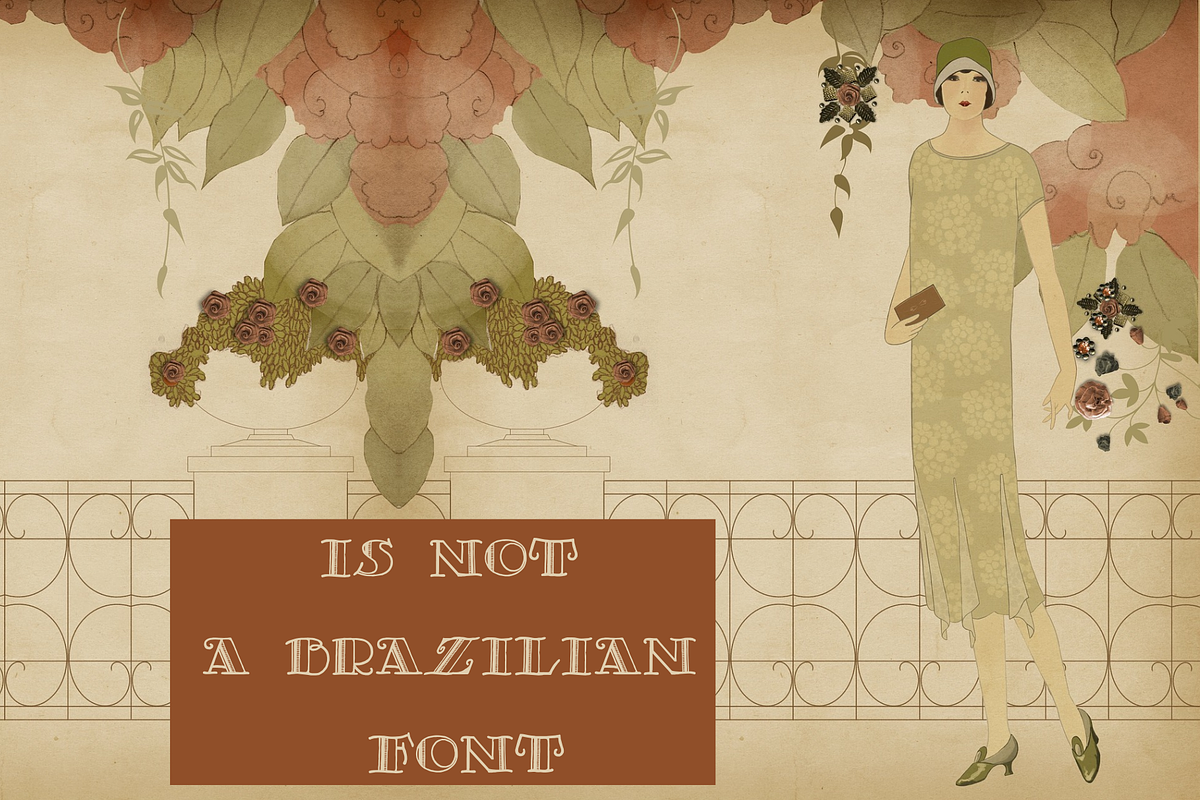 Is Not a Brazilian, a Serif Font by Intellecta Design (Photo 1 of 5)