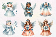 Christmas Angel Clipart, an Illustration by CreationArt (Thumbnail 5 of 5)