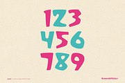 Sabiné - A Fun & Funky Display Font, a Sans Serif Font by Komet & Flicker (Thumbnail 6 of 12)