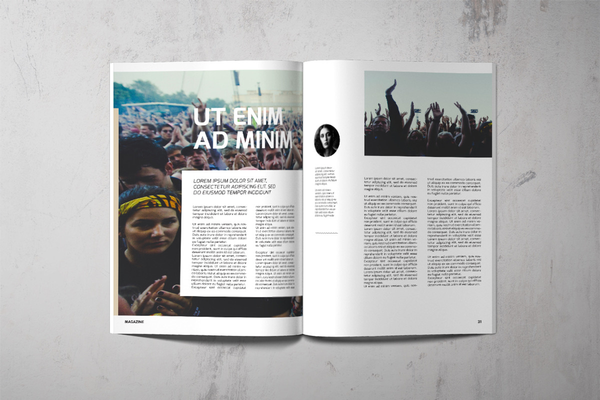 Magazine template, a Magazine Template by Alejik (Photo 8 of 12)