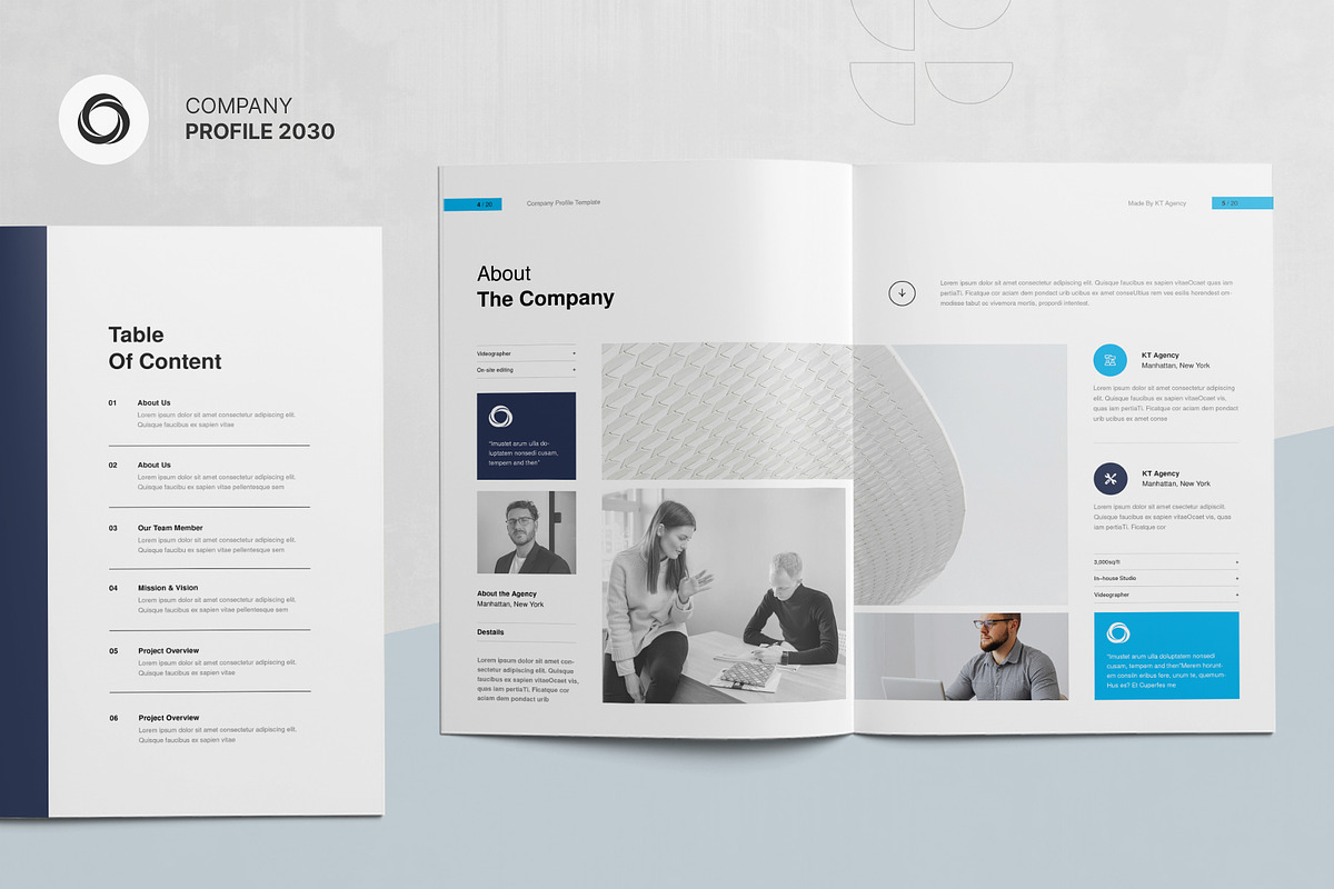 Company Profile | CANVA, a Brochure Template by KreateTribe (Photo 11 of 11)