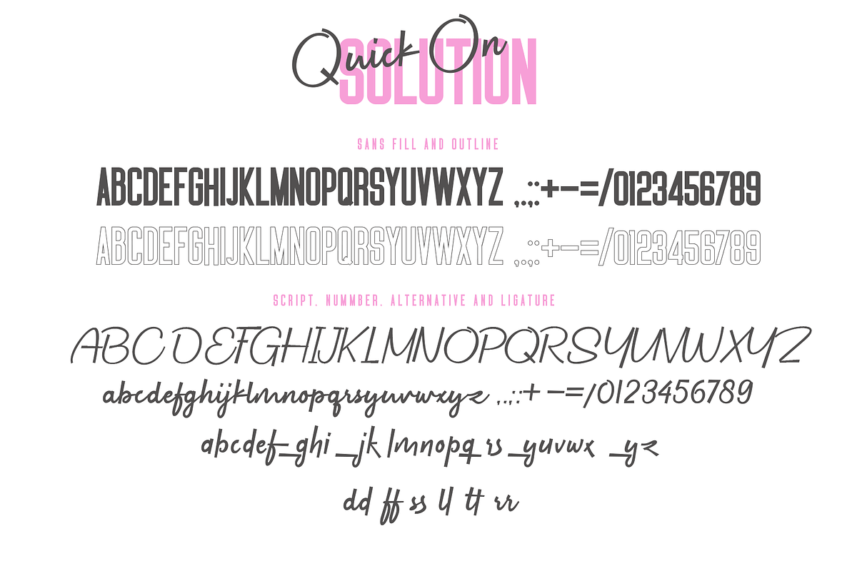 Quick On, a Script Font by GRAPHICPRESS (Photo 6 of 6)