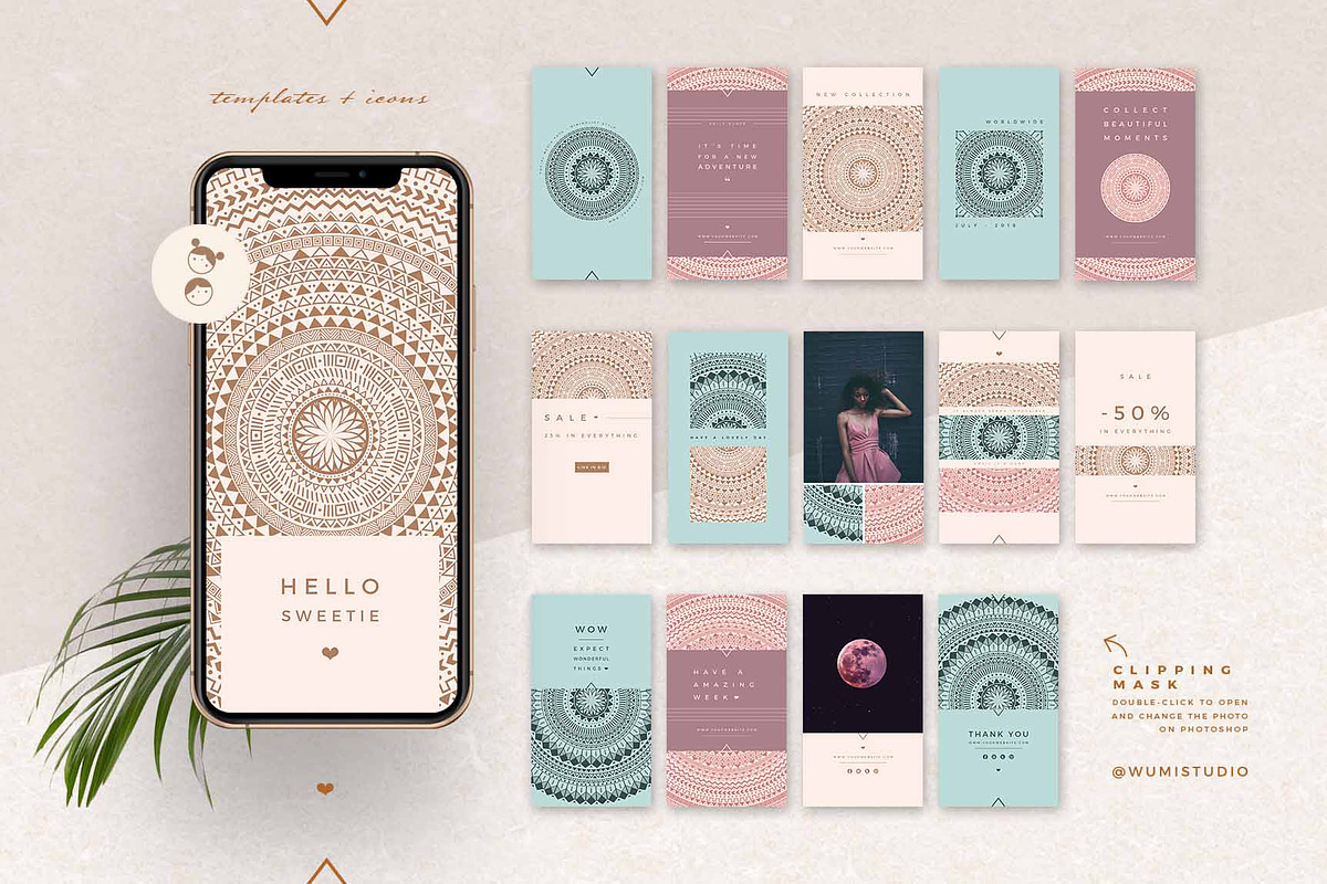 Social Media Pack, a Social Media Template by Wumi Studio (Photo 3 of 9)