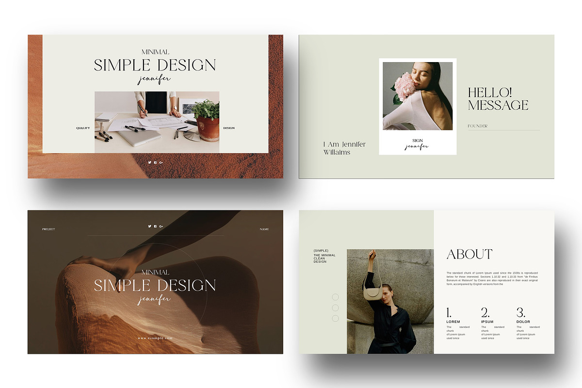 Minimal Simple Design Template, a Presentation Template by SparkPro (Photo 6 of 15)