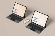 Tablet & Phone Mockup, a Print Template by AKMAL STUDIO (Thumbnail 12 of 13)