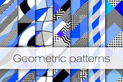 10 seamless geometric patterns, a Pattern Graphic by tkdesign (Thumbnail 1 of 11)