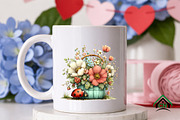 Whimsical Ladybug Spring Set Clipart, an Illustration by Craft Nest (Thumbnail 8 of 12)