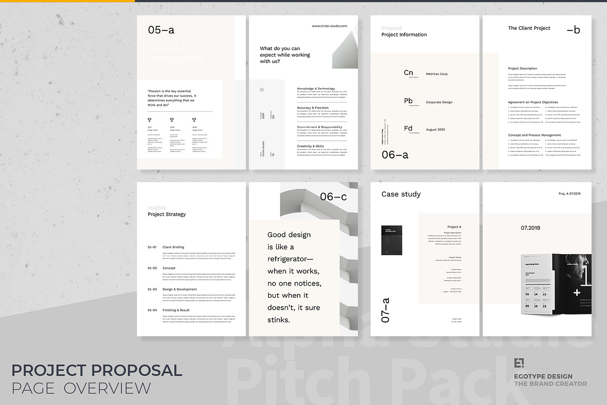 Circle Project Proposal, a Brochure Template by Egotype (Photo 25 of 25)