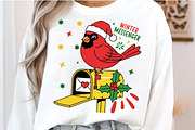 Christmas Cardinal Winter PNG, an Illustration by SinaCreation (Thumbnail 4 of 7)