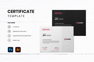 Certificate - Dugem 4