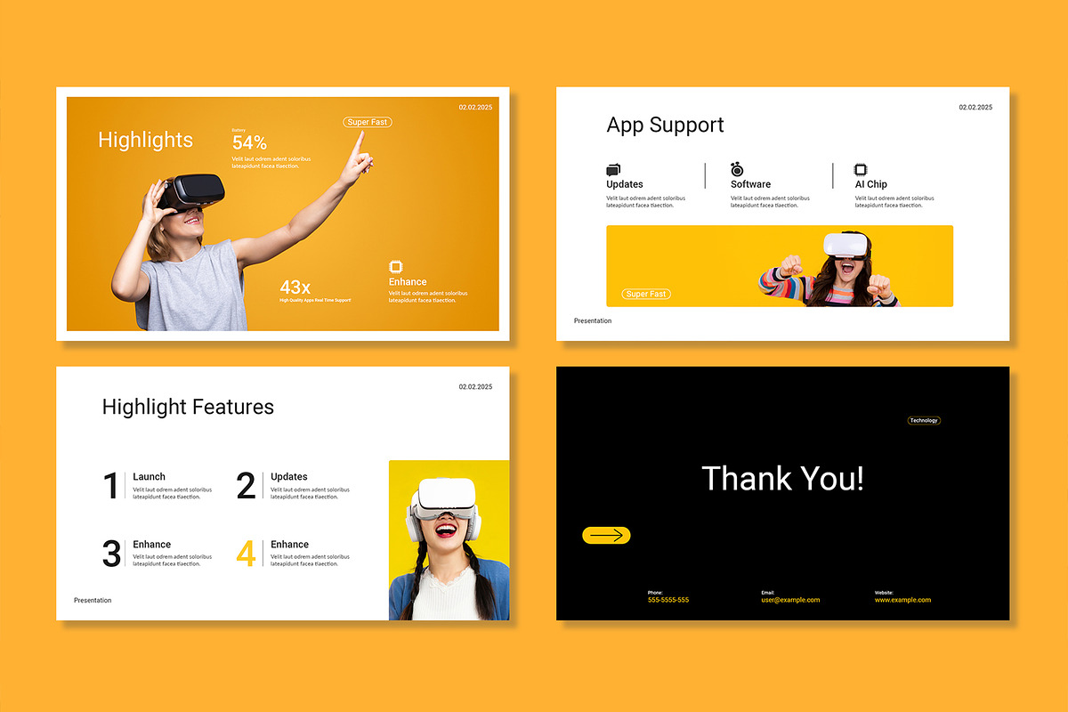 Product Presentation Layout Template
