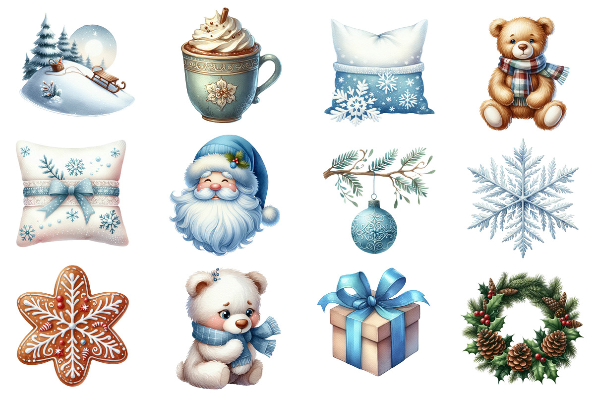 Cozy Winter Wonderland Collection, an Illustration by CreationArt (Photo 4 of 5)