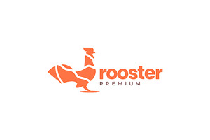 rooster chicken poultry logo, a Branding & Logo Template by devastd