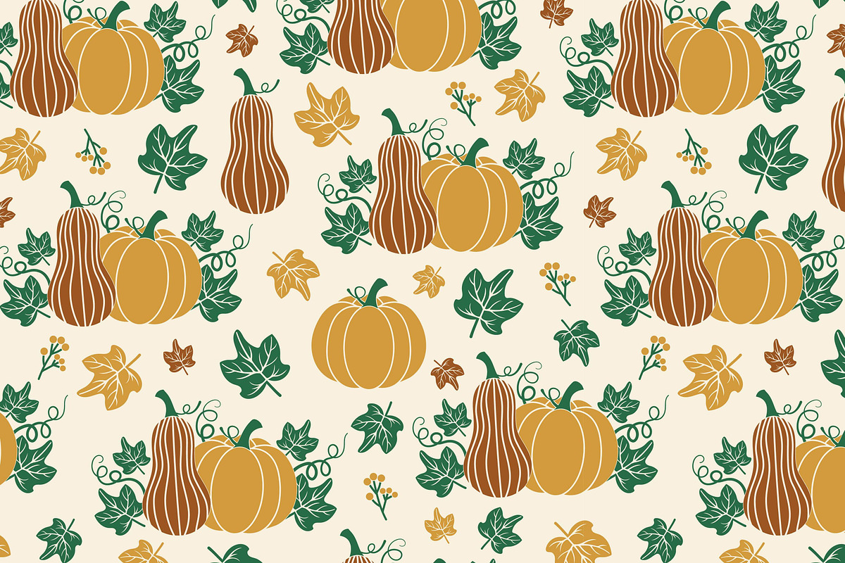 Happy Thanksgiving Patterns, a Pattern Graphic by EltaMaxArt (Photo 4 of 8)