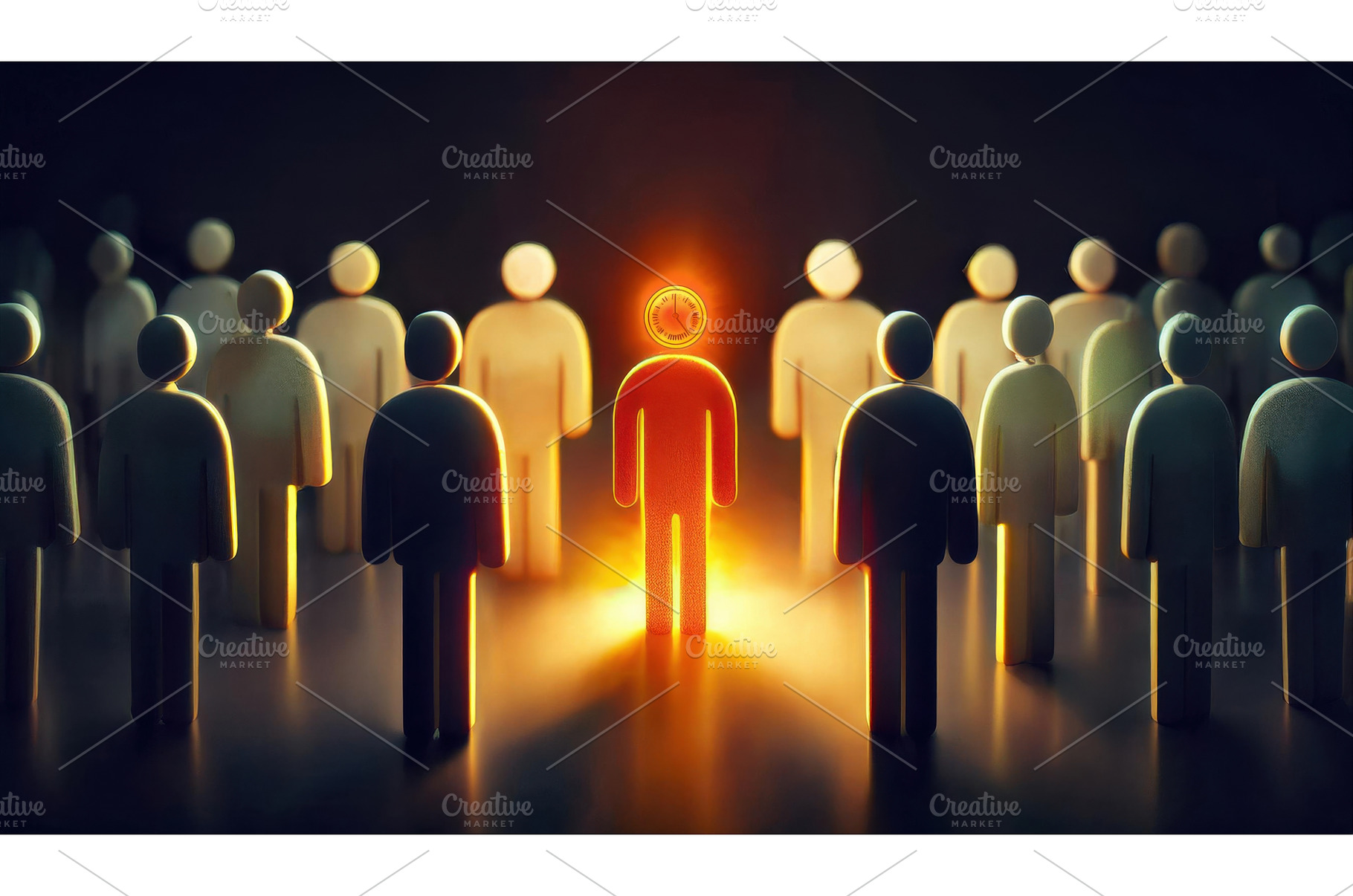 Conceptual digital art of a glowing, a Business Photo by Igor Tichonow