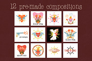 Juliet, Amore Mio graphic set, an Object Illustration by Paper Cherry (Thumbnail 9 of 18)